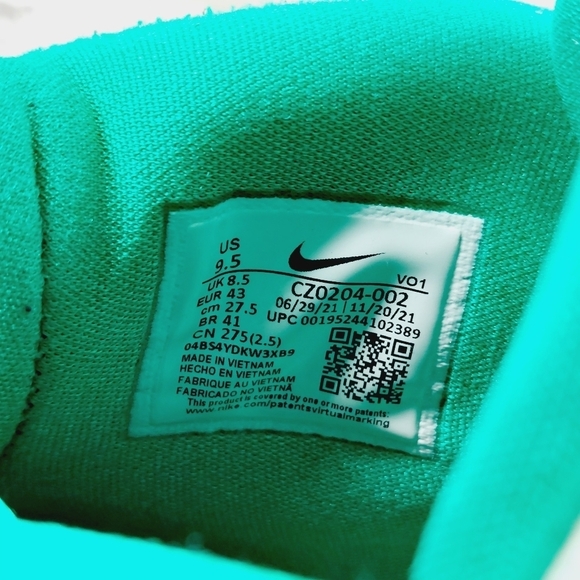 Nike Kyrie Infinity 8 Sea Glass/Dynamic Turquoise Running Sneakers F217 main image 6